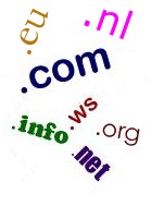 Overzicht domeinnaam extensies / TLDs