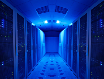 Webhosting servers in de serverruimte